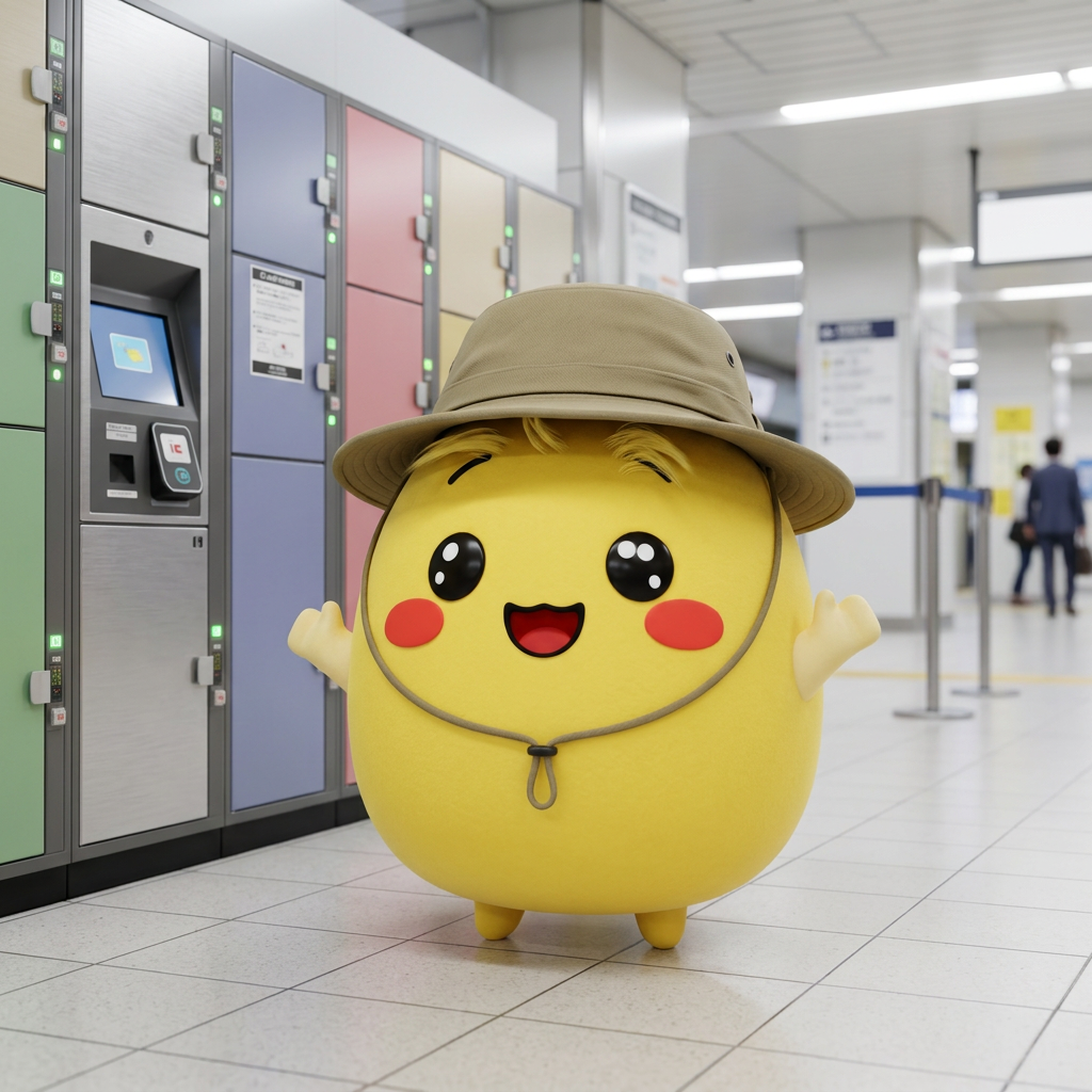 Nagoya Station coin lockers